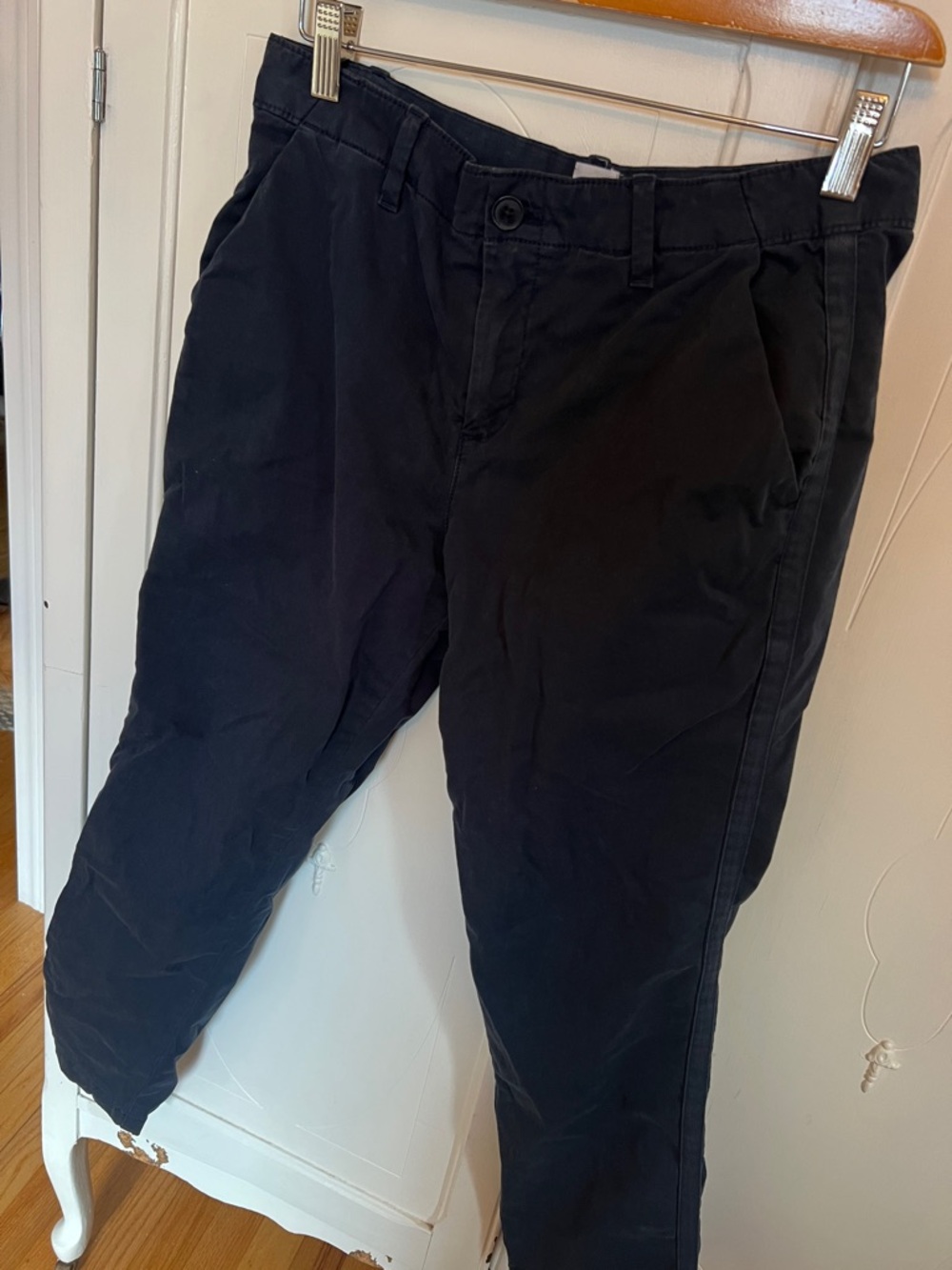 2/$7 GAP Girlfriend Chino Pants - NAVY BLUE - PETITE